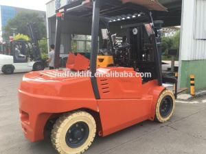 Quality 3000mm Lift 1250mm Wheelbase 4.5T Electric Forklift Truck wholesale