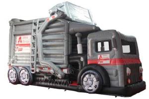 Quality Commercial Grade Inflatable Dry Slide 13.7x4.5m Garbage Truck Style wholesale