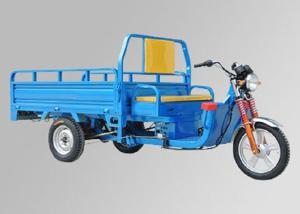 Quality 120AH Battery 3 Wheel Cargo Scooter Blue Steel Body Drum Type Brake System wholesale