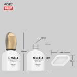 12ml Nail Polish Bottle Empty Gel Glass Bottle With Cap And Brush For UV Gel