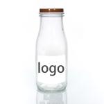 500ml Clear Juice Bottle Airtight Glass Juice Containers Decal Printing