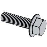 Customizable Hex Head Flange Bolt For Automobile / Energy Industry