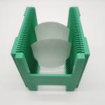 Green PP Wafer Shipping Cassette 30 Slot General And Ultrasonic Cleaning