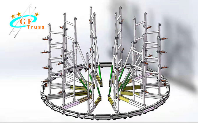 6061 Aluminum LED Screen Truss Cabinet Size 500*500mm 500mm*1000mm
