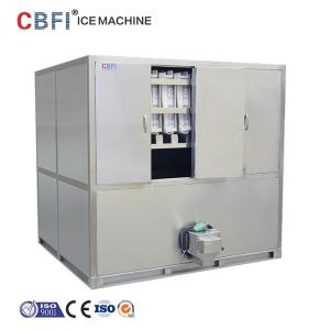 Quality Stainless Steel Automatic 3 Ton Cube Ice Machine Energy Saving wholesale