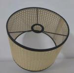 PVC Inner Rattan Drum Lamp Shade