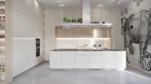 Quality Modern Style Farmhouse Design Mdf Kitchen Furniture Custom Kitchen Cabinets wholesale