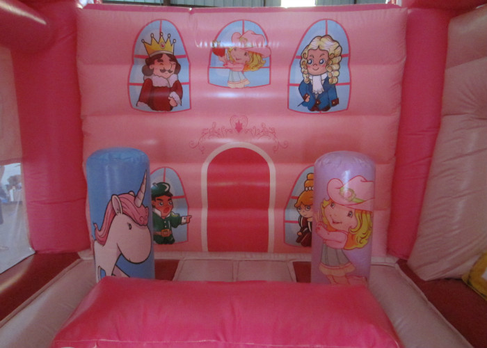 Pink princess inflatable combo castle lovely inflatable combo house for children commercial inflatable combo
