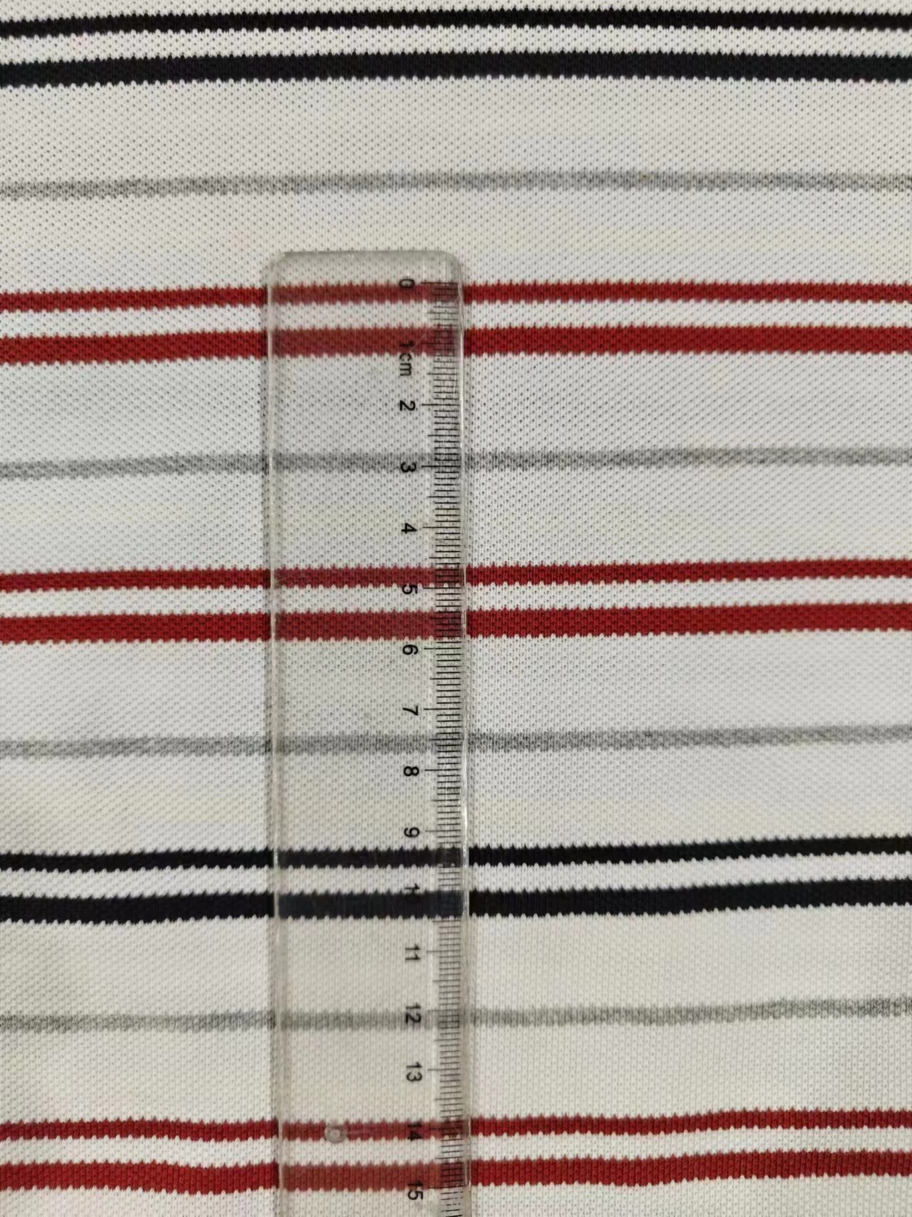 Breathable And Sweat-Absorbent Yarn Dyed Cloth Striped Knit Fabric For Polo Shirt