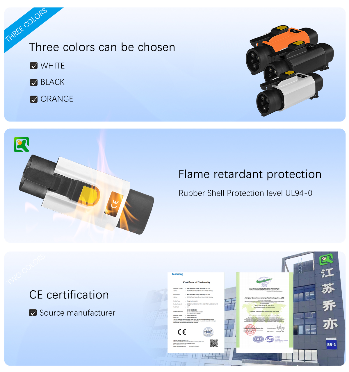 32A AC Rated Tesla to J1772 EV Charger Adapter Converter for J1772/type1 Electric Vehicle Charging