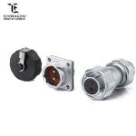 Full zinc alloy shell Waterproof electrical bnc machine terminal battery