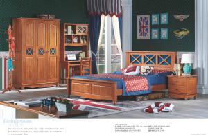 Quality 1youth solid wood 1.5m bed room set bed furniture wholesale