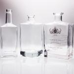 200ML 500ML Square Crystal Whiskey Decanter Premium Glass FDA
