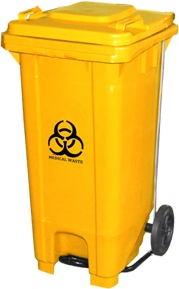 Quality 100L waste bin with wheels and pedal wholesale