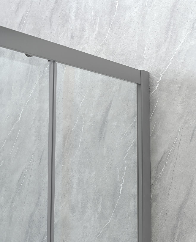 Sliding Opening European Shower Enclosure With Alum Frame And 5/6mm Tempered Glass