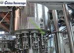 Carbonated Soft Drink Filling Machine , Beverage Filling Machine 18000 BPH 3 In