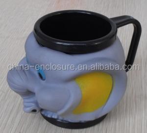 China 5 Inch Non Slip Plastic Ice Cream Bowls Round Shape on sale