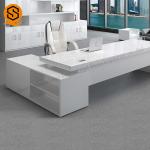 Joint Invisible Solid Surface Office Furniture Executive Office Table