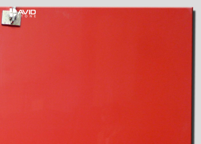 Red Color Natural Quartz Countertop Slabs 3200x1600mm High Strength Indoor Use