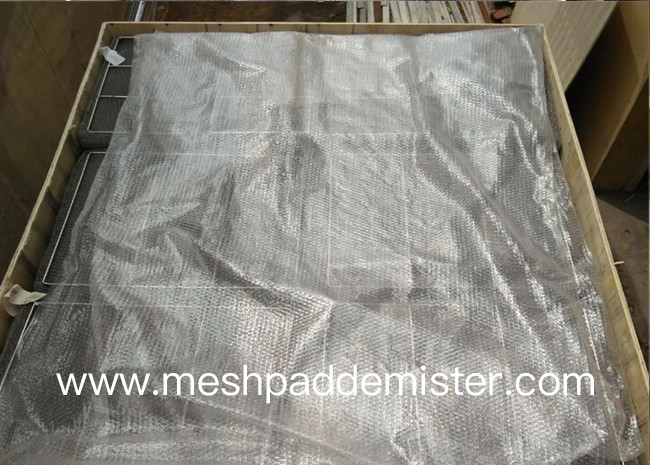 High Density Wire Mesh Demister Ss304/316/316l Filter Material
