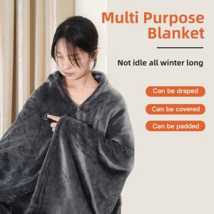 China Multifunctional Electric Blanket Wearable Temperature Control Blanket For Winter on sale
