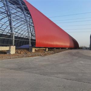 Quality Commercial Portal Steel Frame Buildings , Prefabricated Steel Trusses Customized Logo wholesale
