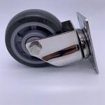 Swivel Plate Mounting 125mm SS Caster Wheels 150kg Load