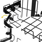 Surealong No Drilling Required Metal Wire Cable Tray Perfect for Cable