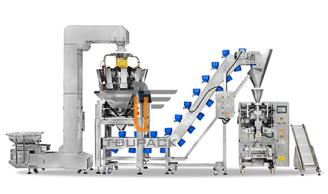 Bowl-Type Elevator for Supporting Equipment of Bag-Type Food Packing Machine