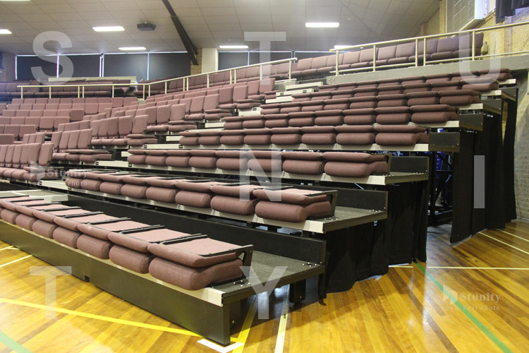 SGS Approved UV Resistant Telescopic Bleacher Seating
