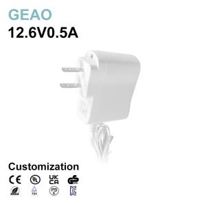 Quality 6.3W 12.6V 0.5A Wall Mount Power Adapters Unit Secure Electric Supply wholesale