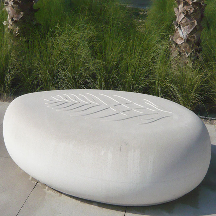 Square Round GRC Concrete Table Seating Chair Bench For Outdoor Indoor