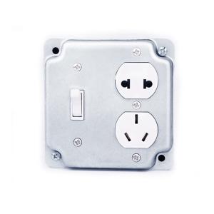 Quality 4&quot; One Duplex Receptacle Pre Fabrication Electrical Box Covers For Gang Box Inside wholesale