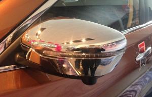 Quality NISSAN Qashqai 2015 2016 Auto Body Trim Parts Chromed Side Mirror Cover wholesale