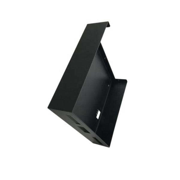 Polished Stainless Laser Cut Metal Parts Black Powder Coating Aluminum