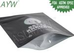 Opaque Plastic Lockable Medication Bag , Stand Up k Bags For Vegan Energy Weed