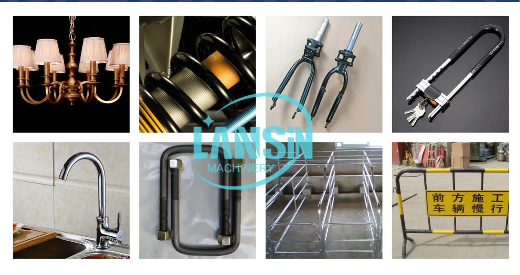 Radiator Muffler Rack Pipe Rolling Equipment Mild Steel Tube Bending Machine 38 * 2mm