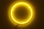 Car Headlight Cob 90mm Angel Eyes RED BLUE Fog Lamp 12-18V