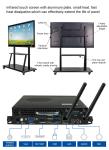Infrared VESA 98in Touch Screen Interactive Board Aluminum Alloy