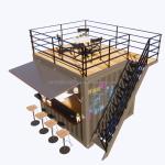 Modern Design Supermarket Mobile Container Coffee Bar Houses 10ft Mini Popup