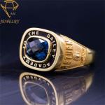 Deep Engraved Stainless Steel Mens Class Rings