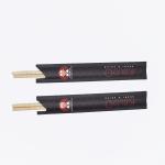 Sustainable Bamboo Wooden Chopsticks for Indoor and Outdoor Camping with Paper