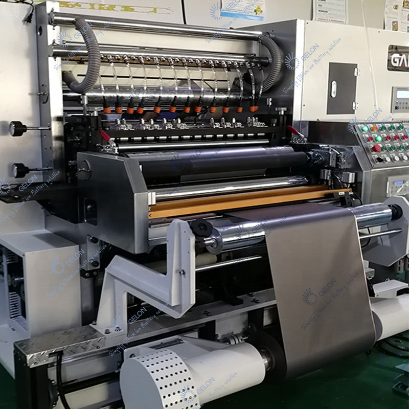 18650 26650 Lithium Ion Battery Production Equipment Continuous Slitting Machine