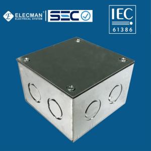 Quality Galvanized Steel Junction Welded IEC 61386 Electrical Boxes For Chile wholesale