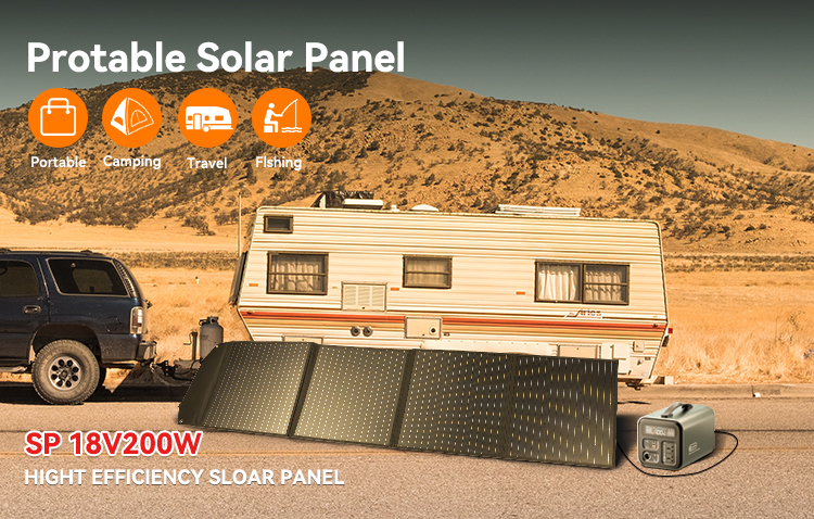 Outdoor Charging 30w Foldable Solar Panel 100V With 35135 DC Port