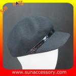 2275 Sun Accessory customized fashion winter wool felt cowboy hats ,women hats