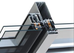 Quality High Rise 6061 Curtain Wall Aluminium Profiles for Office Building wholesale
