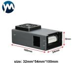 70W 365nm UV LED Light 385nm 395nm 405nm Air Cooling UV Flashlight