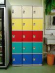 Four Layer Mobile Phone Lockers 1609 X 727 X 300 Cell Phone Box Lockers For SGS