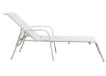Aluminum Frame Teslin Seat Durable Structure Outdoor Sunbed